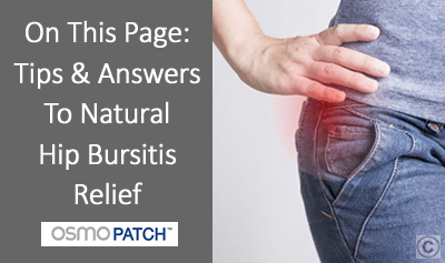 Hip Bursitis Treatment - OSMO Patch - UK